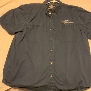 Harley Davidson button down shirt